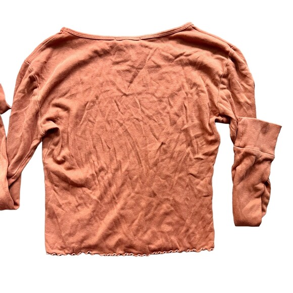 Forever21 Burnt Orange long sleeve top size small - Picture 4 of 4